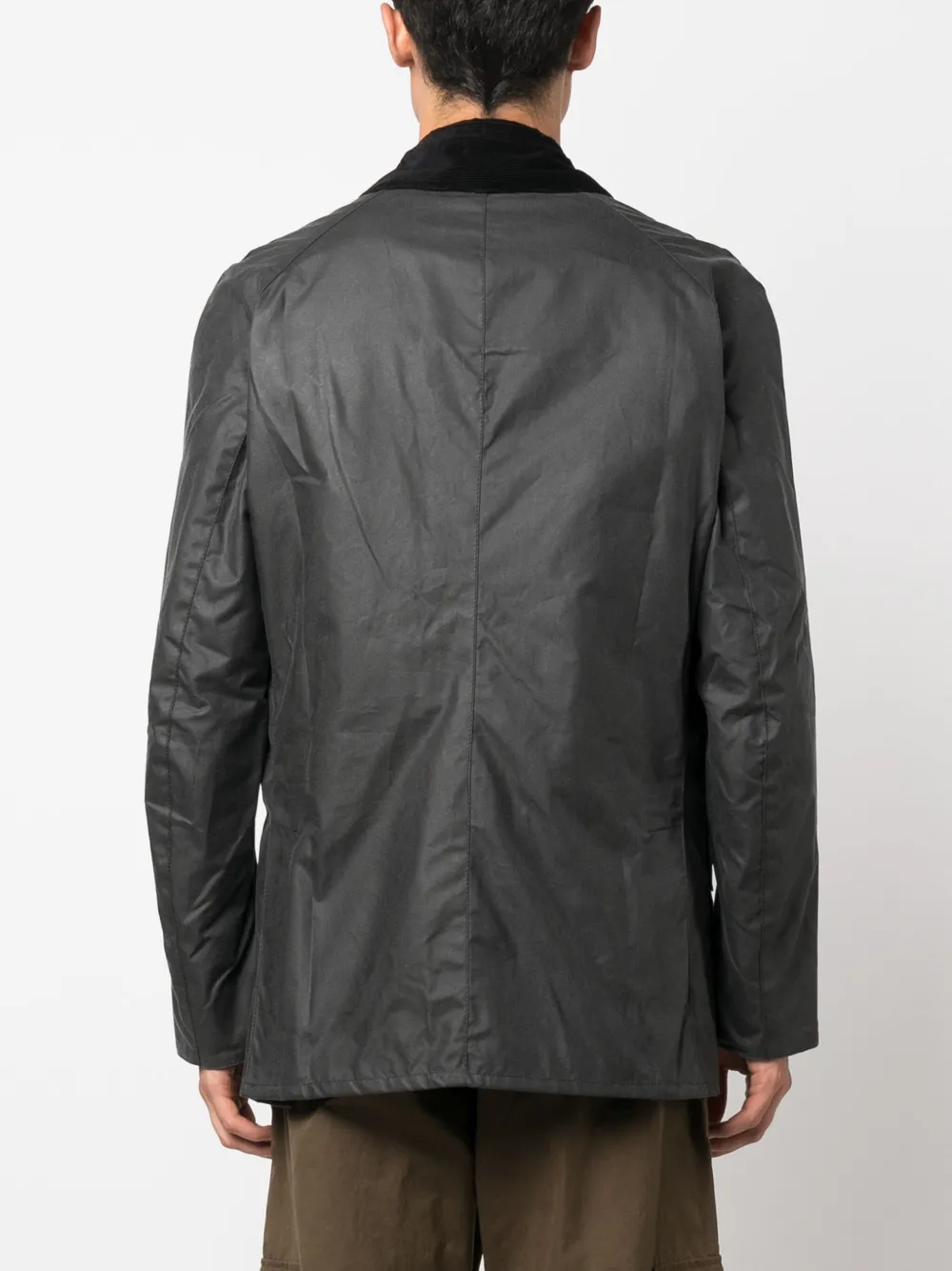 Barbour Ashby Wax Shirt Jacket Grey FARFETCH