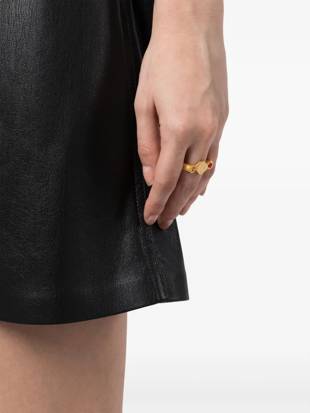 Chopova Lowena Rabbit Skirt ring - Goud