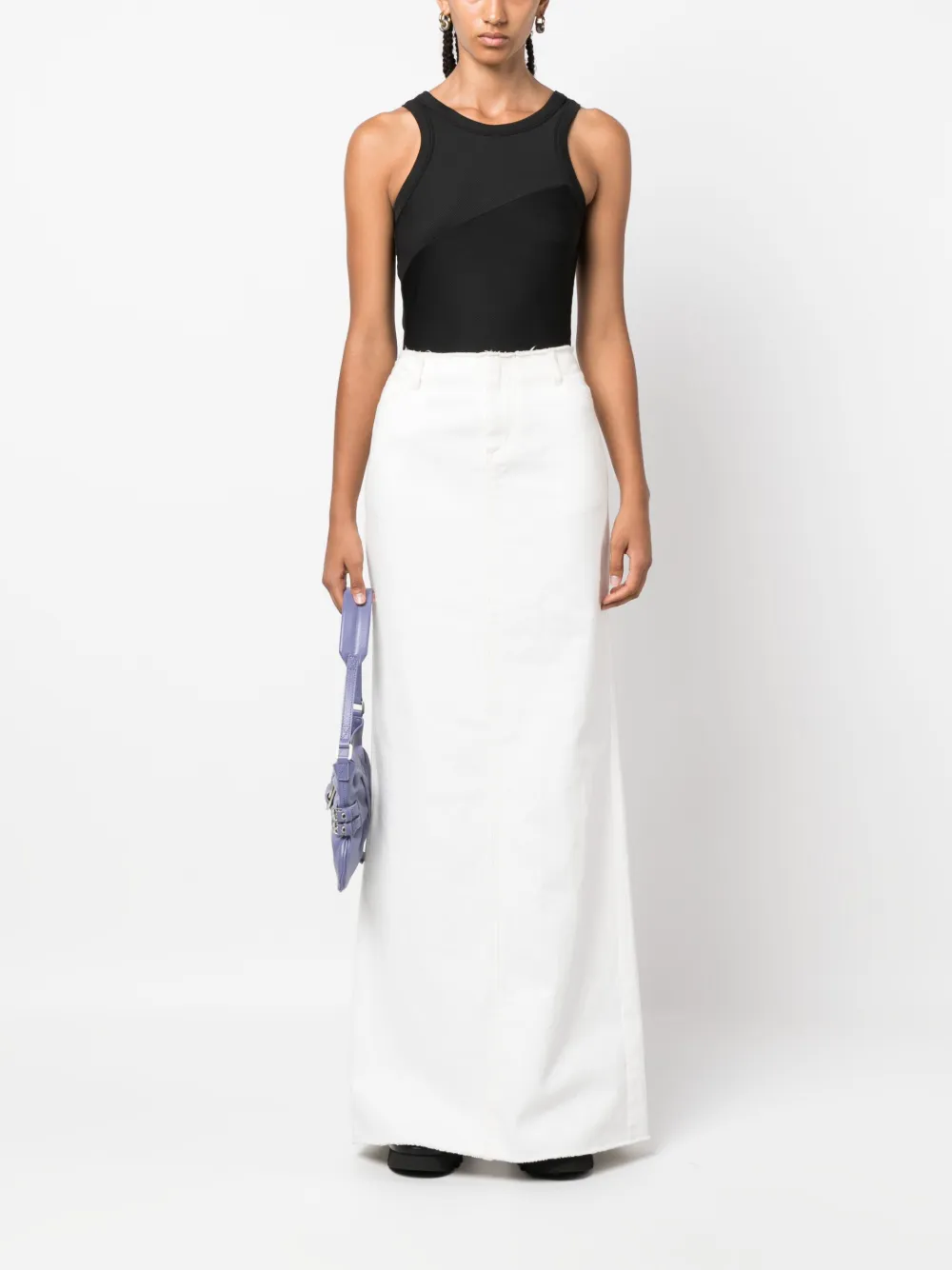 Calvin Klein Tanktop met logoprint - Zwart