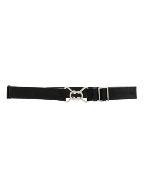 Gianfranco Ferré Pre-Owned 2000s logo-buckle waist belt
