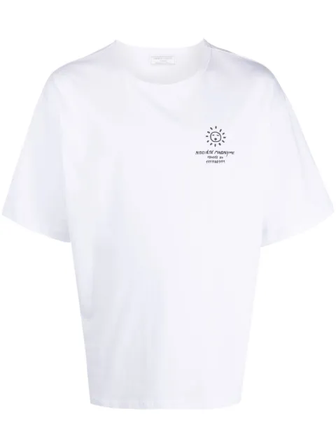 Société Anonyme logo-print cotton T-shirt