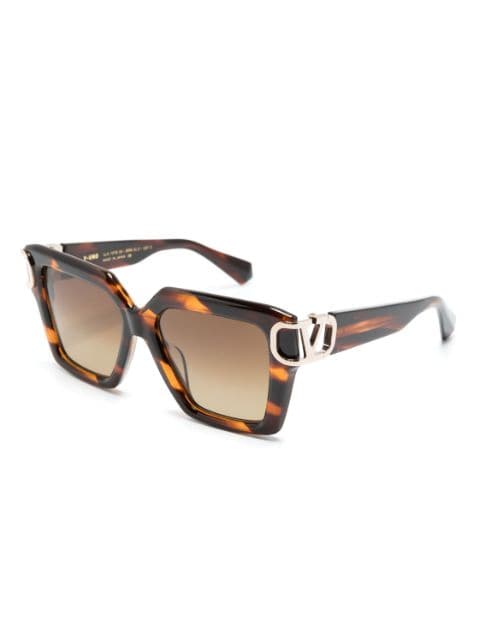 VLogo Signature square-frame sunglasses