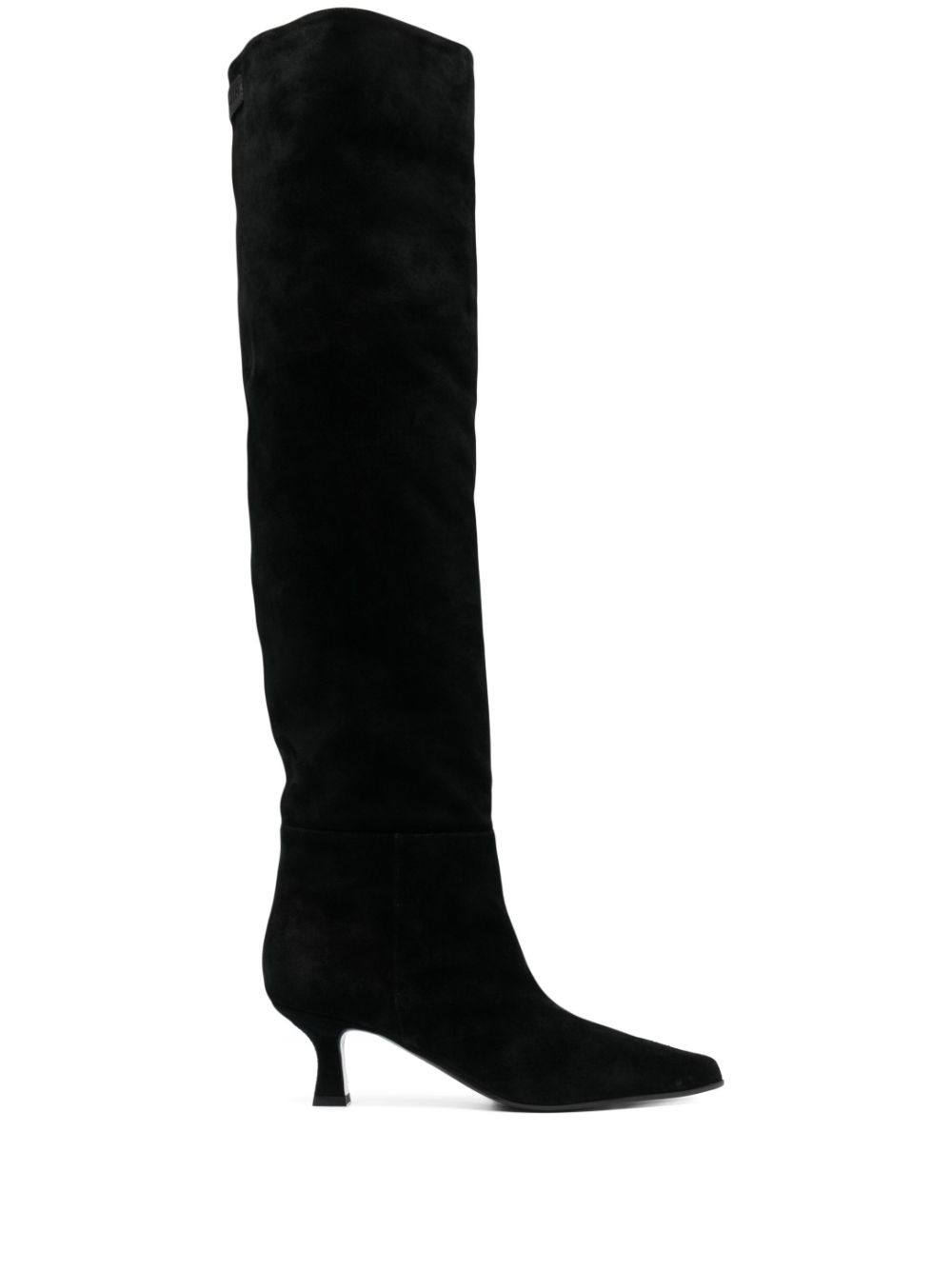 3juin 50mm knee-length leather boots – Black