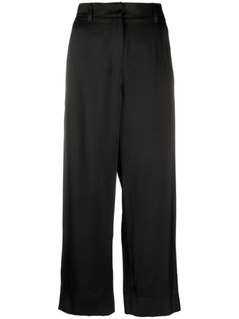 'S Max Mara Monza satin cropped trousers Women