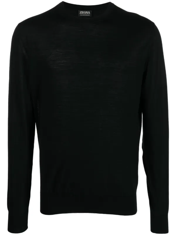 2個】Ermenegildo Zegna マイクロモーダル ラウンドネック Zegna