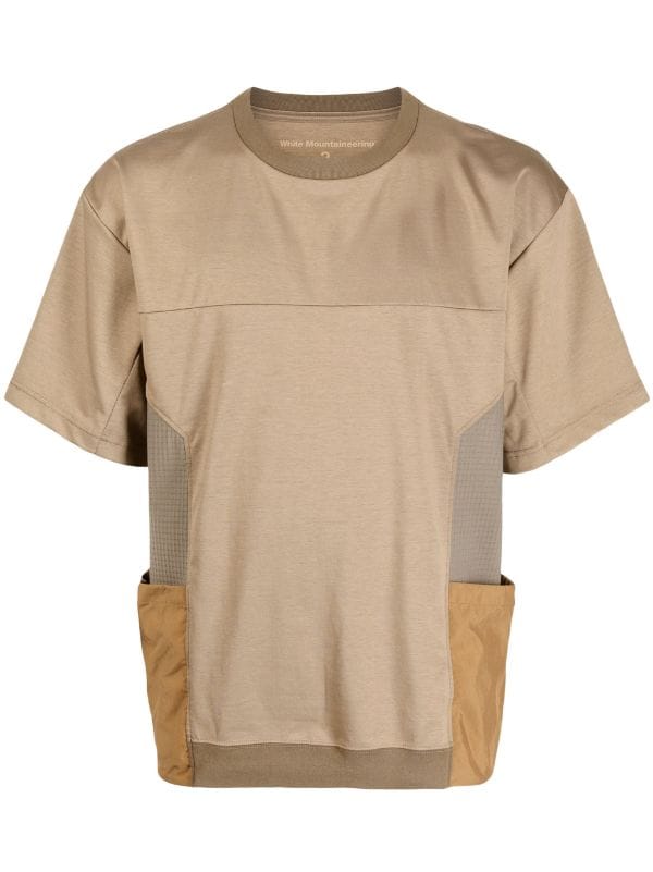 White Mountaineering side-pockets crew-neck T-shirt - Farfetch