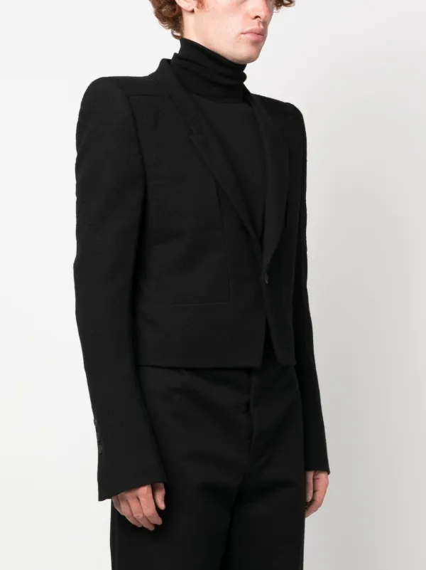 Rick owens cropped blazer new arrivals