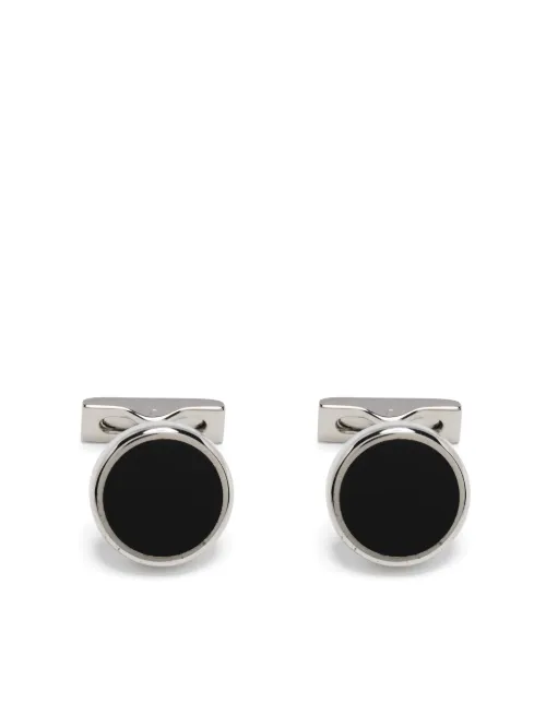 Boutons de manchette à design arrondi - S.T. Dupont - Modalova