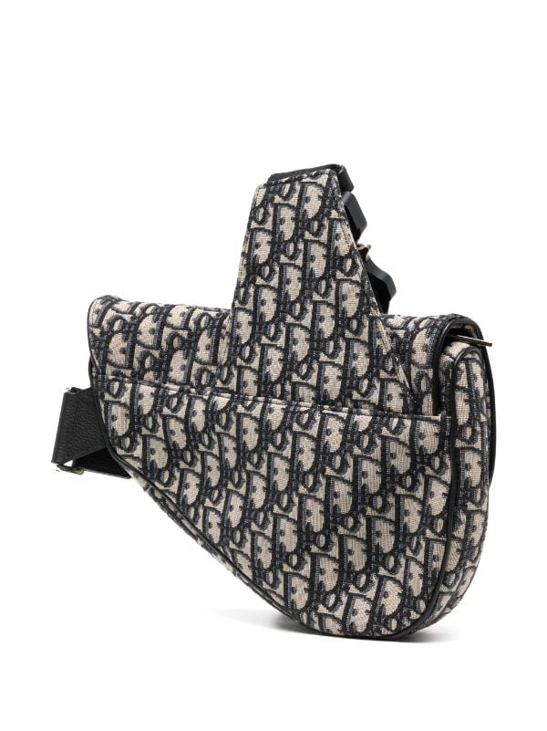 Dior Pre-owned Mini Oblique Saddle Bag