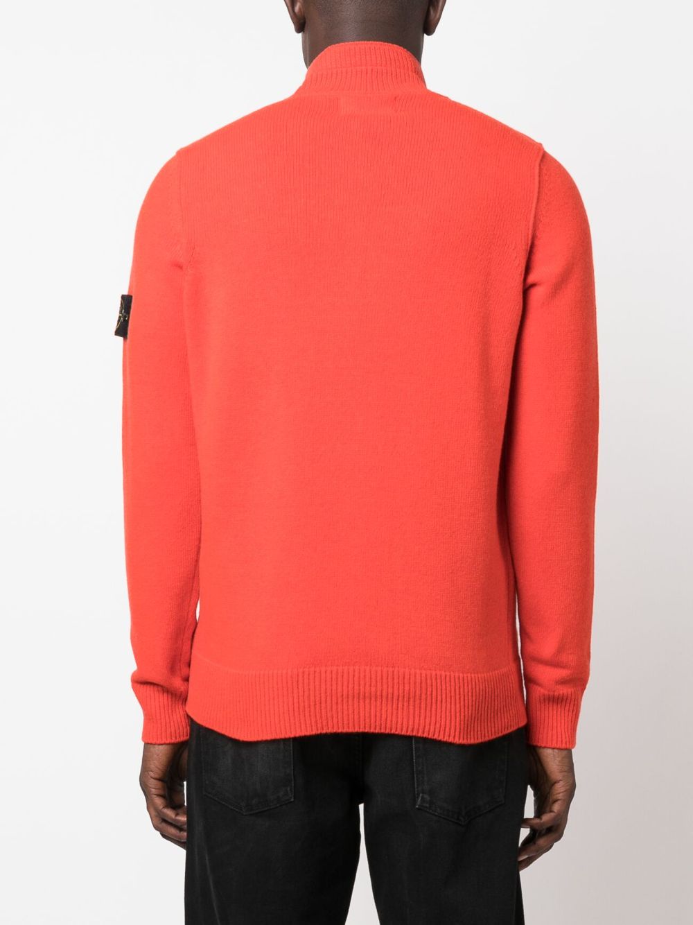 Stone island pull orange hot sale