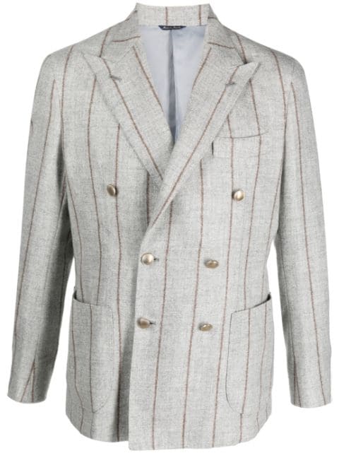 GABO NAPOLI striped wool-blend blazer