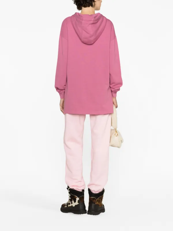 Pink marant hoodie hot sale