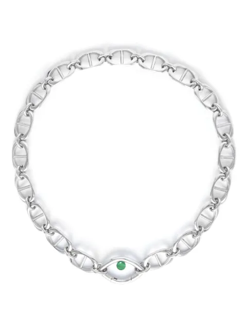 Capsule Eleven Eye Opener Capsule Link onyx-stone necklace