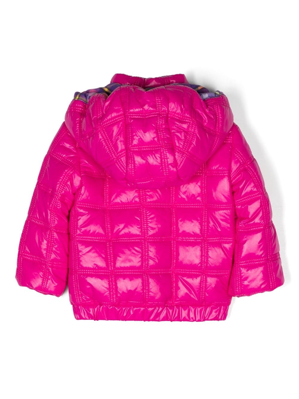 Versace Kids Medusa Head-patch quilted jacket - Roze
