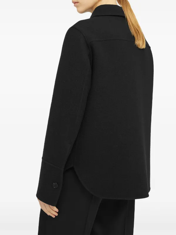 Jil Sander single-breasted virgin-wool Jacket | Black