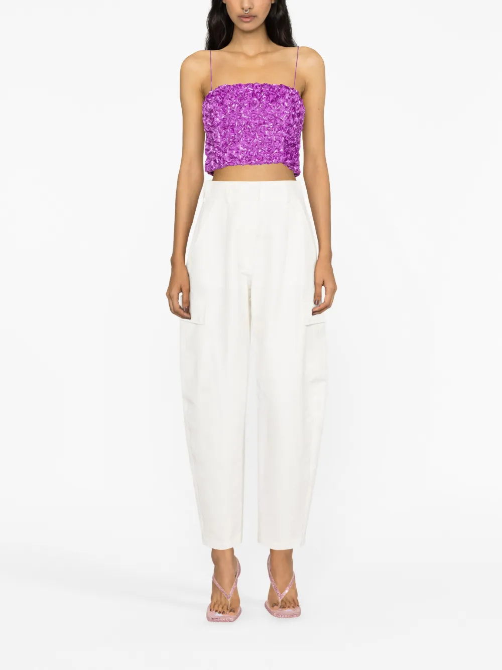 ROTATE Cropped top - Paars