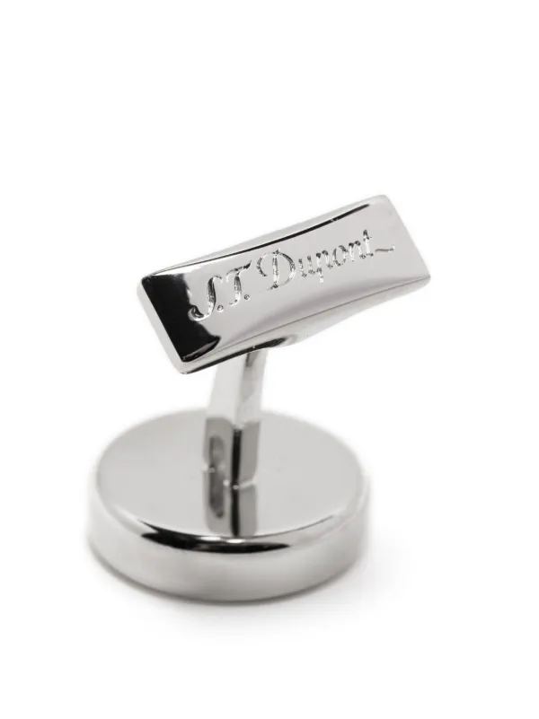 S.T. Dupont カフリンクス S.T. Dupont round-cut Cufflinks | Silver | FARFETCH CH