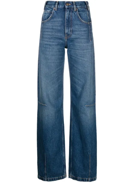 DARKPARK high-waisted wide-leg jeans