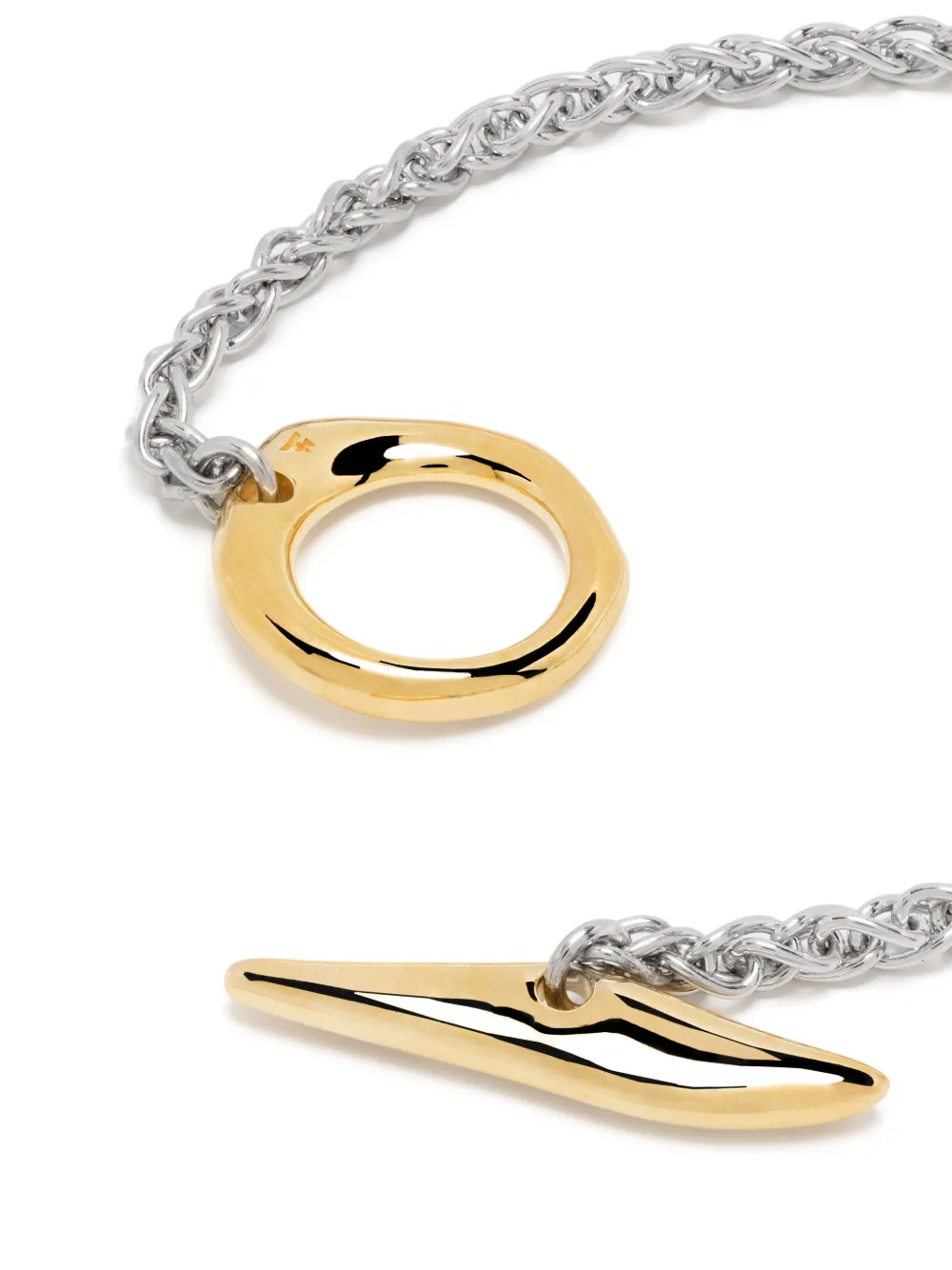 Tom Wood 18kt Recycled Gold Plated Robin Duo Bracelet | Silver