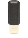 S.T. Dupont grained-leather cigar case - Green