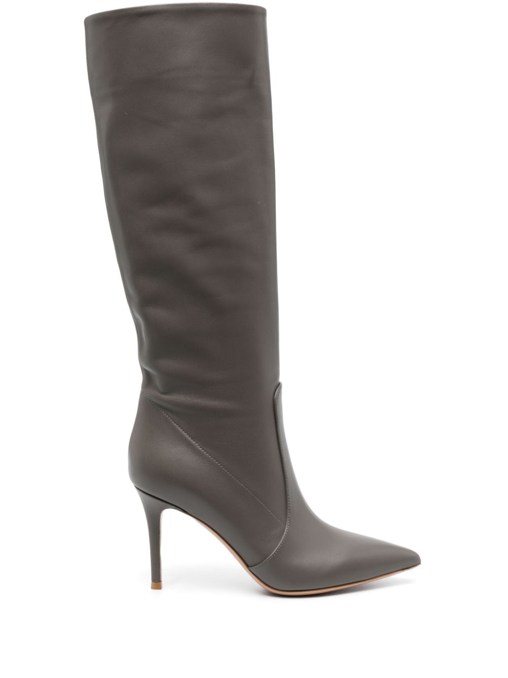 Gianvito Rossi Hansen pointed-toe leather boots Women