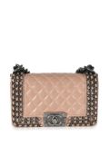 CHANEL Pre-Owned 2014-2015 small Boy Chanel shoulder bag - Neutrals