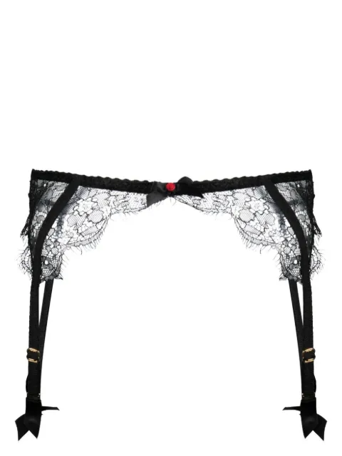 Agent Provocateur Lorna floral-lace suspenders