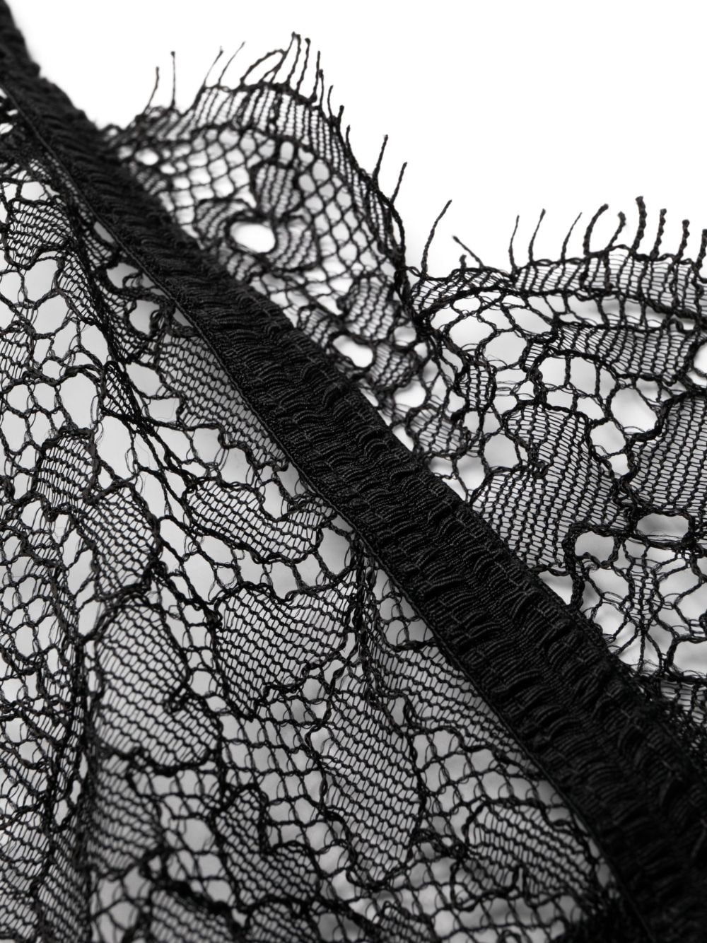Shop Agent Provocateur Lorna Floral-lace Suspenders In Black