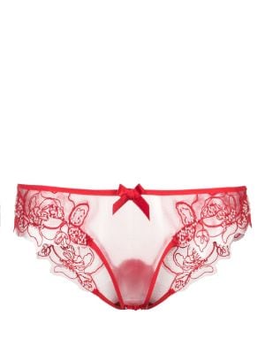 Agent Provocateur Lindie floral-embroidered Underwire Bra - Farfetch
