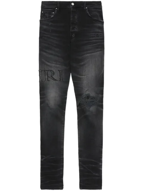 AMIRI джинсы скинни с эффектом потертости