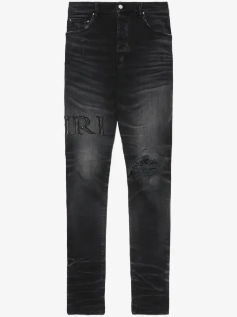 AMIRI jean skinny à ornements en cristal