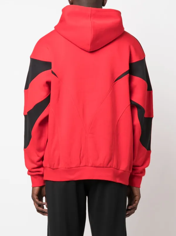 Adidas black hot sale red hoodie