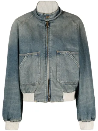 【送料&関税込】Golden Goose Denim Jacket Men's denim jacket with medium wash