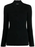 Fabiana Filippi cut-out knitted jumper - Black