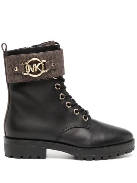 Michael Michael Kors Rory logo-plaque leather boots 