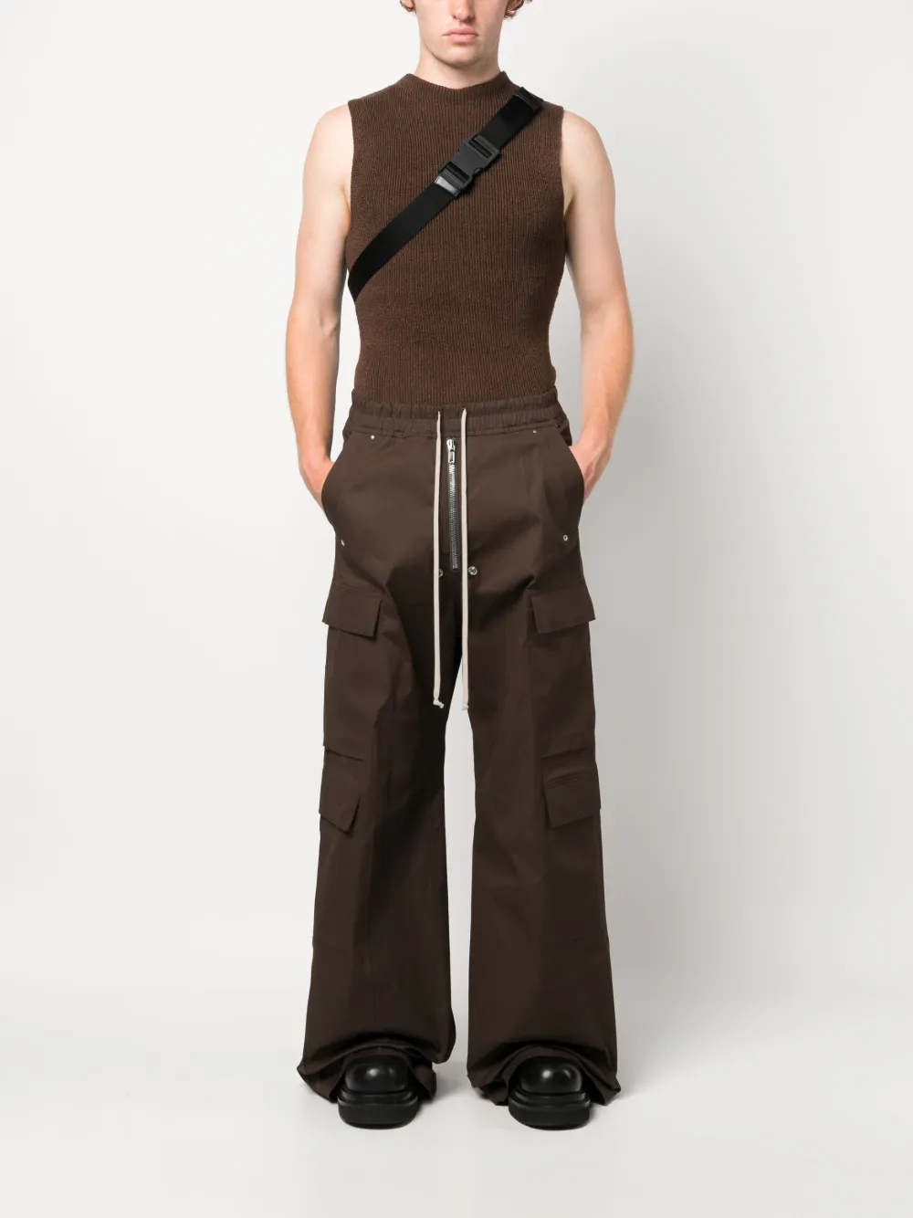 Rick Owens Cargo broek - Bruin