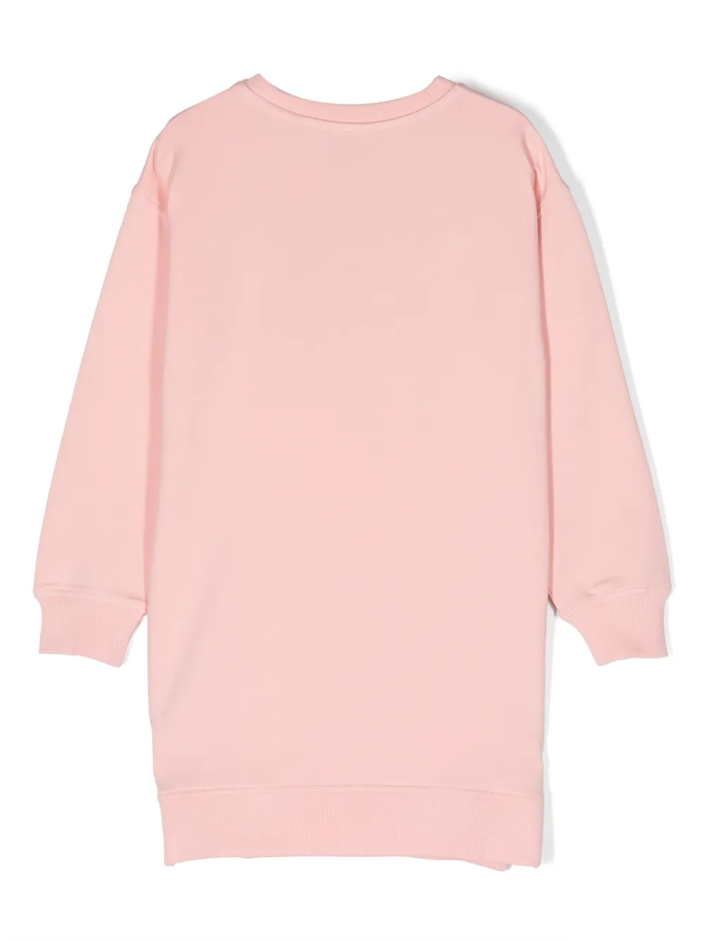 Moschino Kids Teddy Bear-print T-shirt dress - Roze