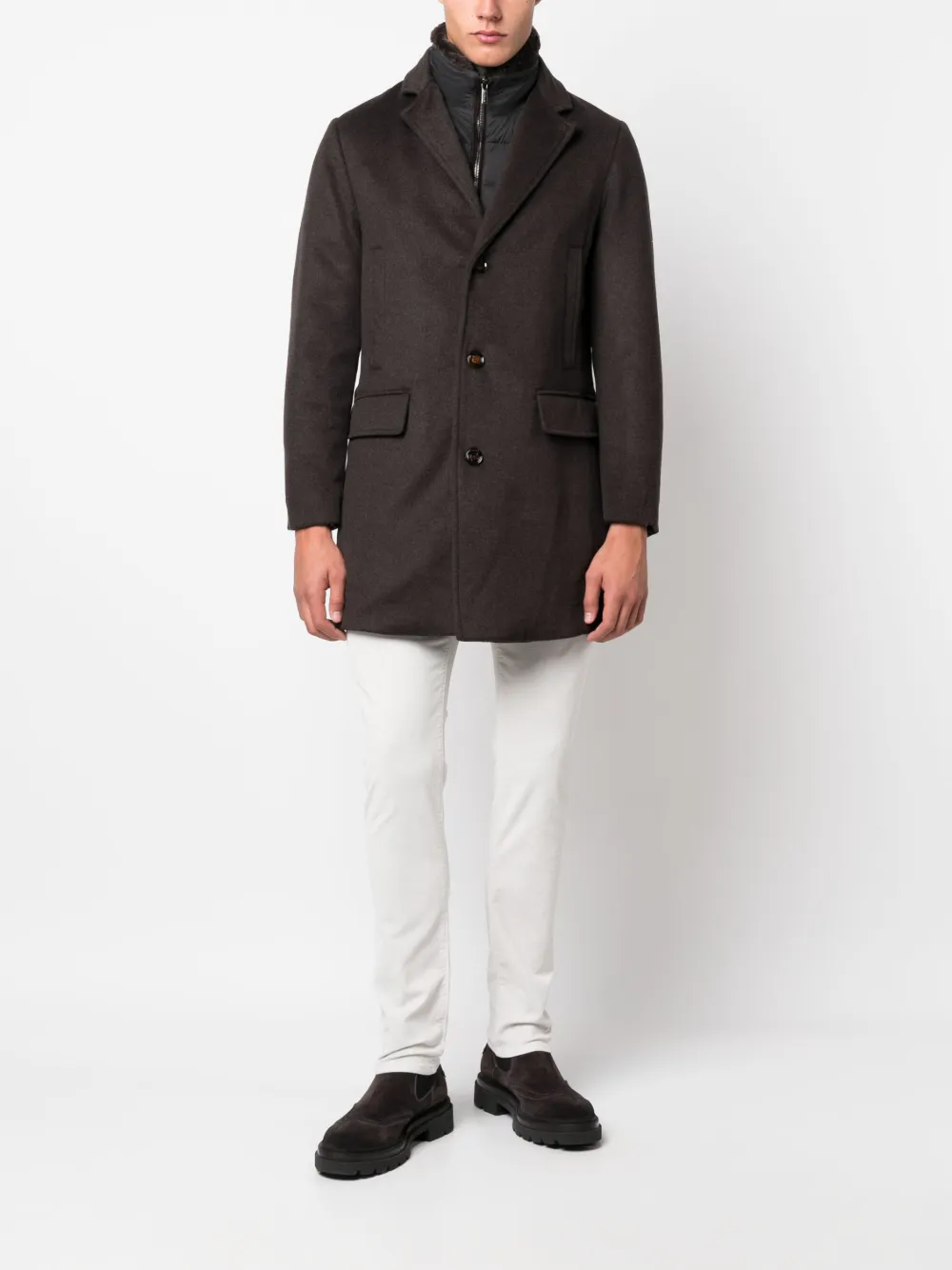 Jacob Cohën logo-patch straight-leg jeans - Beige