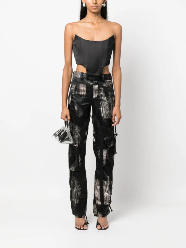 フィットネストップス Giuseppe Di Morabito Top Cropped Bustier Giuseppe di morabito Top cropped bustier available on julian