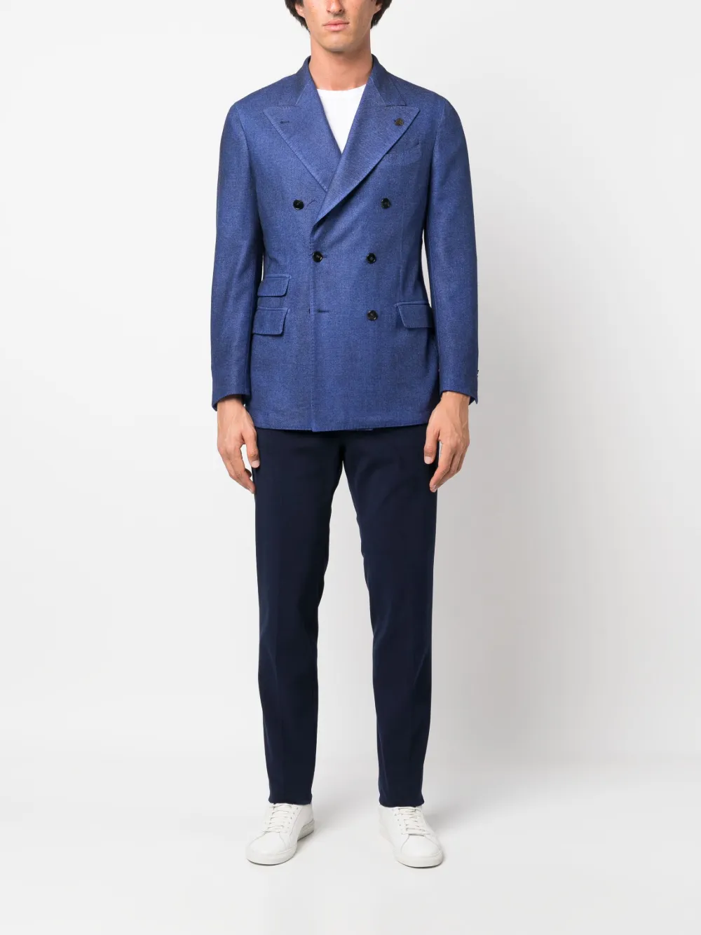 Gabriele Pasini Milano blazer met enkele rij knopen - Blauw
