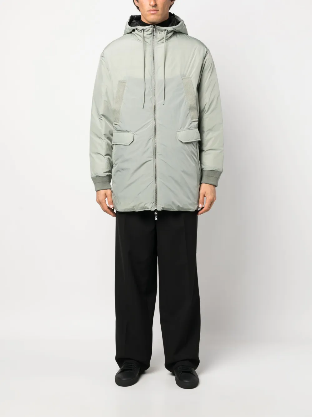 Emporio Armani Gewatteerd jack - Groen