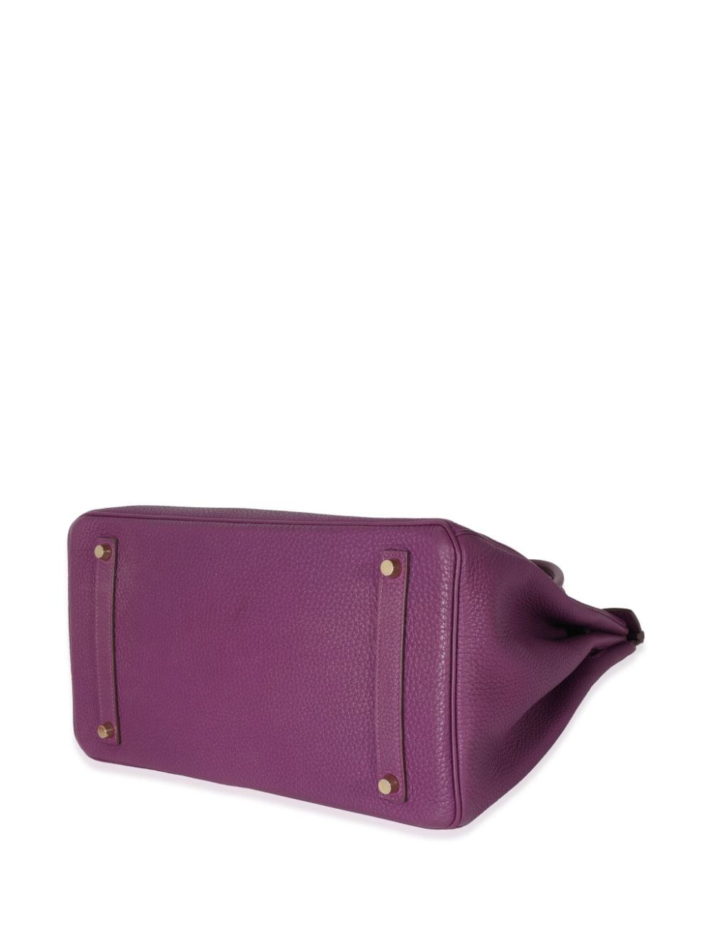 Pre-owned Hermes 2014  Birkin 35 Handbag In Purple