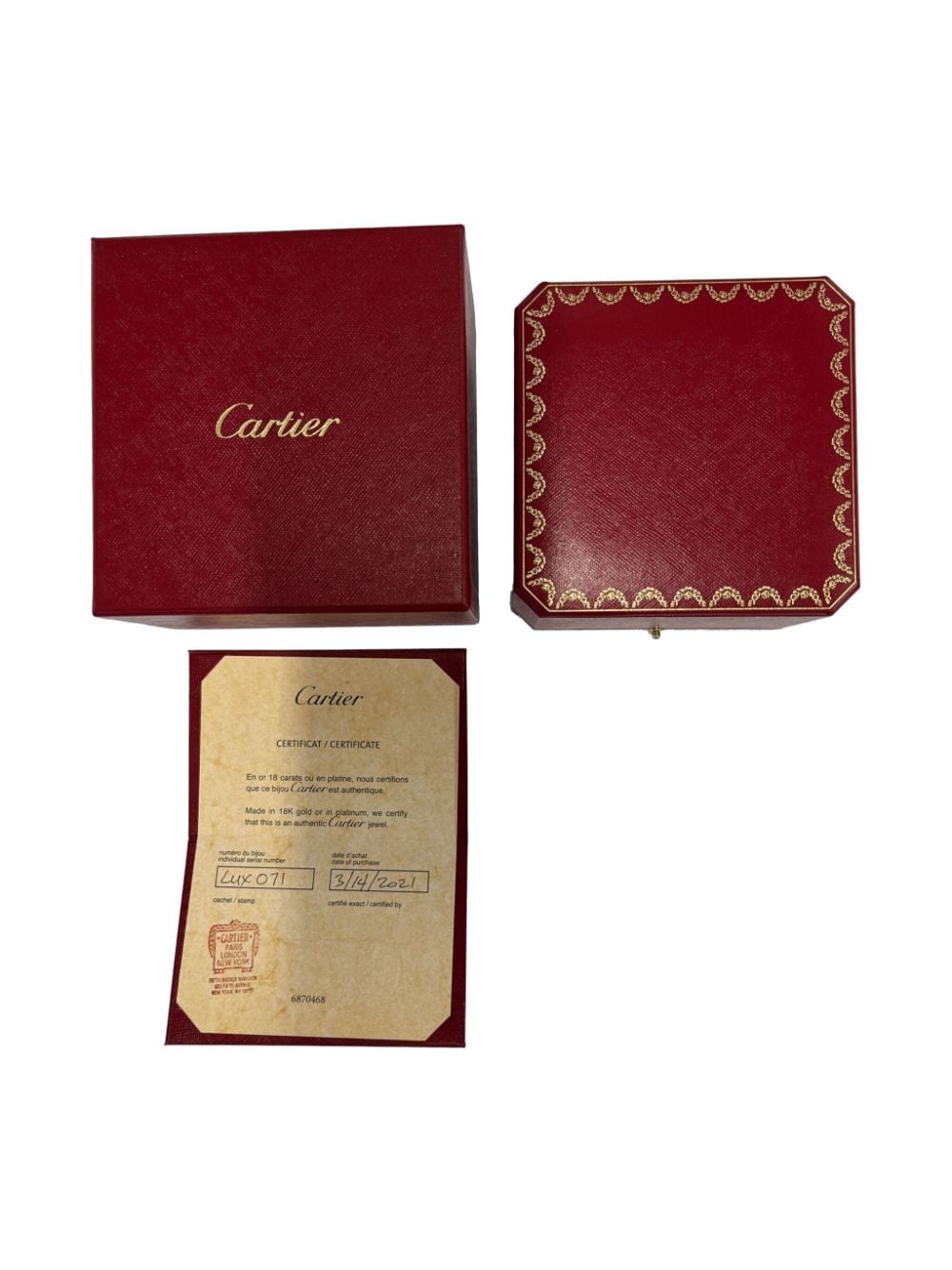 Pre-owned Cartier  18kt Yellow Gold Juste Un Clou Diamond Bracelet