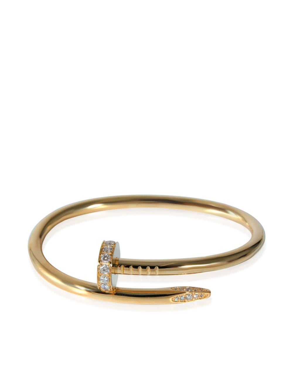 Image 1 of Cartier pre-owned 18kt yellow gold Juste Un Clou diamond bracelet