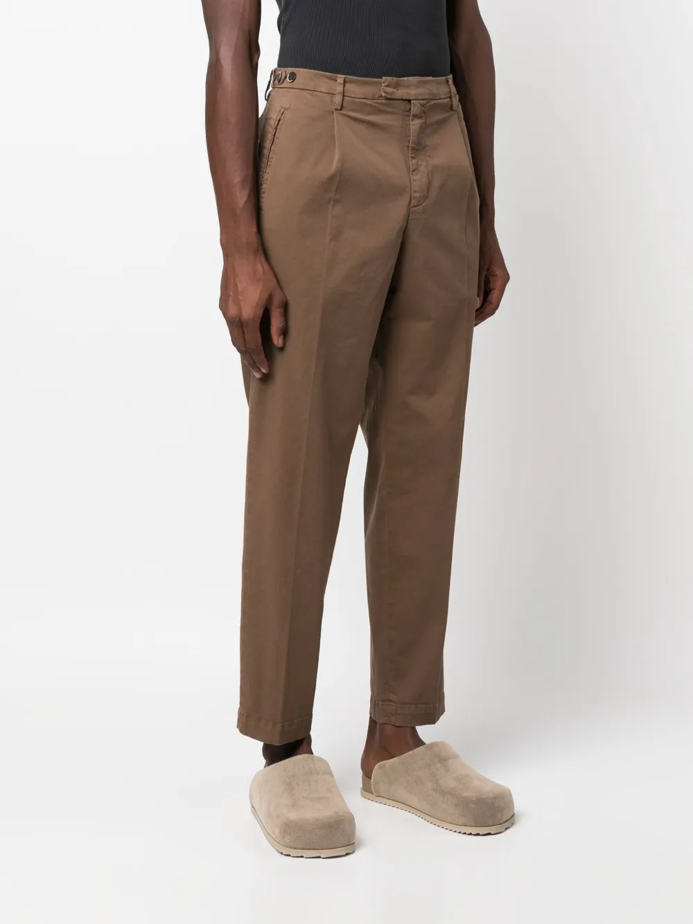  Barena Mid-rise Straight-leg Trousers - Brown 