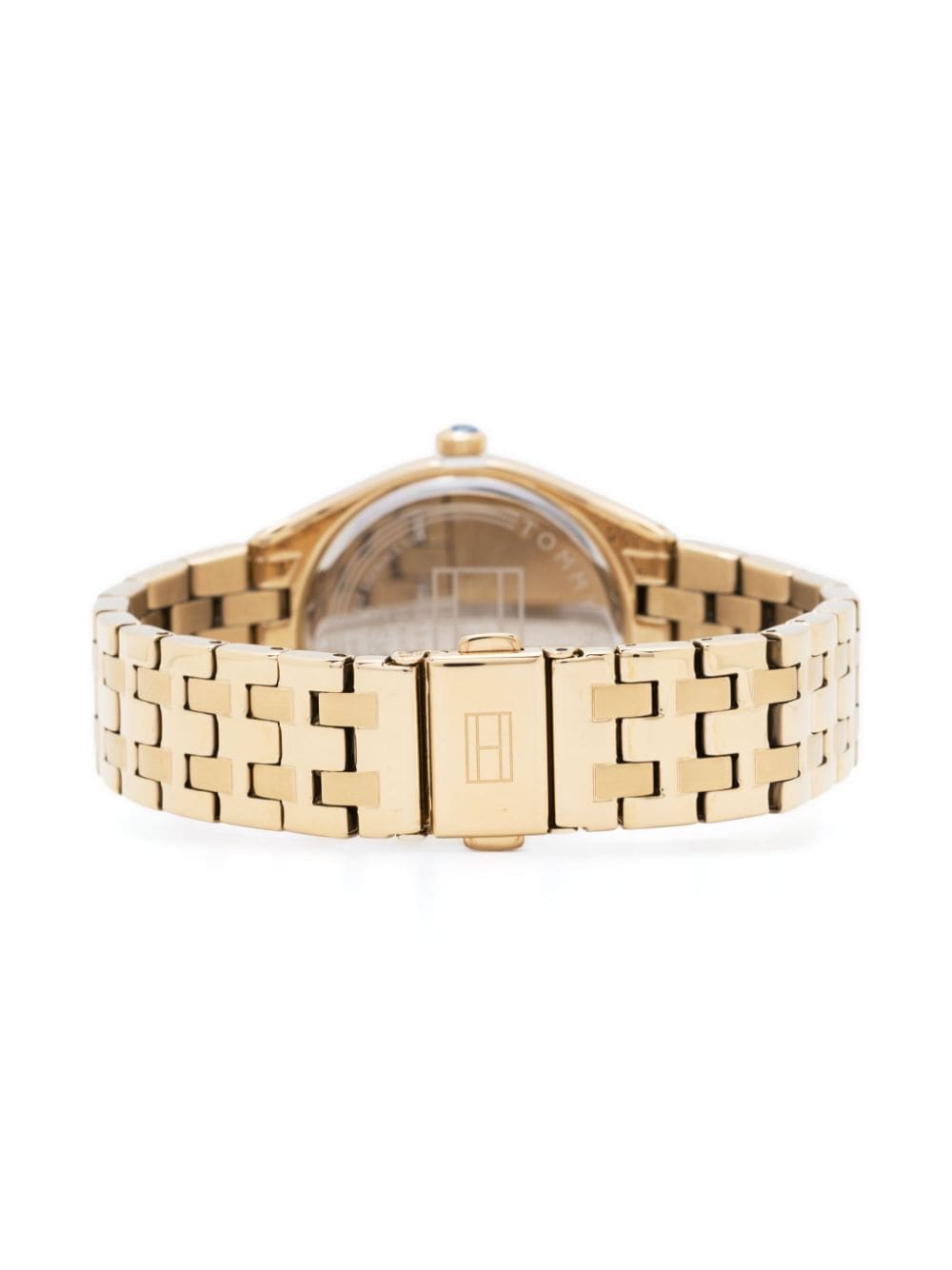 Shop Movado Fluted-bezel Quartz 32mm In Gold