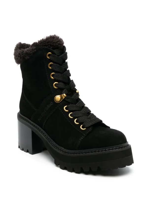 See by chloé combat ankle boot top