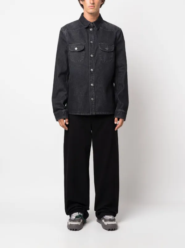 Off white black sale denim shirt