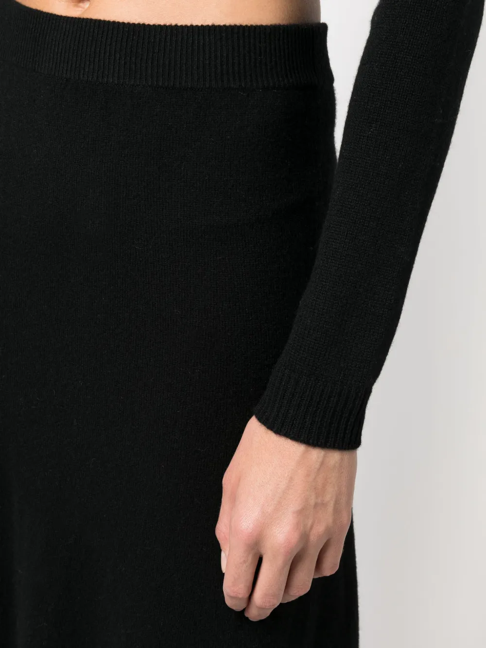 Lisa Yang Wool Maxi Skirt In Black