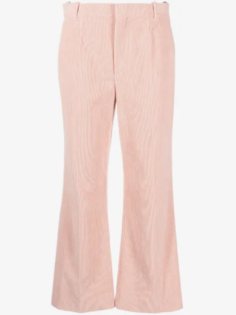 Chloé cropped corduroy trousers